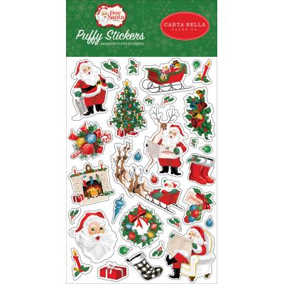 Carta Bella Dear Santa - Puffy Stickers